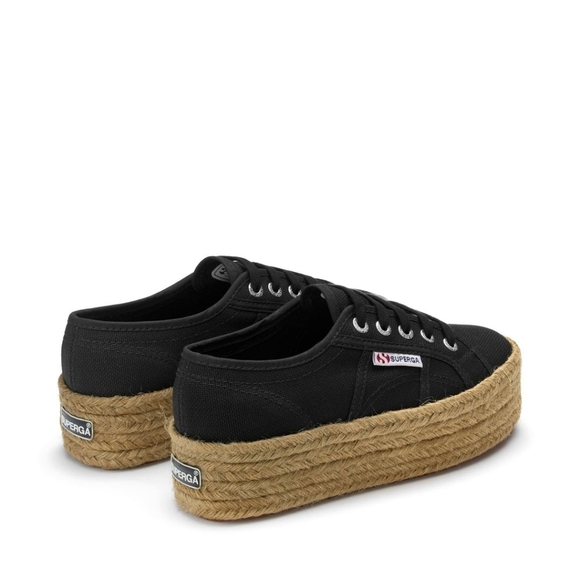 Superga Platform Cotropew Espadrille Sneakers 2790 Size 41 9.5 boho Breathable - Picture 1 of 10